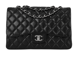 Jumbo Single Flap, Leather, Black, 13899323 (2009-10), E, 2*